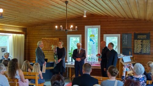 Kuva: TP Matti Launosen muistaminen.
